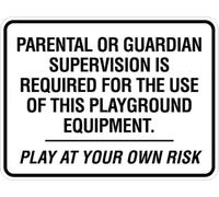 Tin sign vintage Supervision is Required for this Equipment School Plaque Poster for Bar Pub Beer Home Garage Man Cave Wall Decor 12x8 Inch
