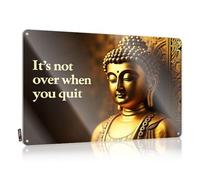 Tin Signs For Bar It'S Not Over When You Quit Tin Sign Man Cave Funny Signs Men Cave Decor(20X30CM)