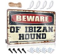 Tin Signs Funny Vintage Beware Of Ibizan Hound Sign