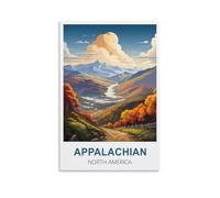 Tin Signs Retro Appalachian North America Personalized Vintage Style Retro Tin Sign Custom Sign for Wall Outdoor, Indoor, Street, Office 15x30cm