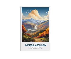 Tin Signs Retro Appalachian North America Personalized Vintage Style Retro Tin Sign Custom Sign for Wall Outdoor, Indoor, Street, Office 15x30cm