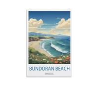 Tin Signs Retro Bundoran Beach Donegal Lake Personalized Vintage Style Retro Tin Sign Custom Sign for Wall Outdoor, Indoor, Street, Office 30x30cm