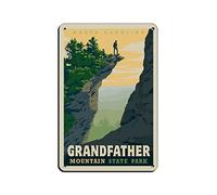 Tin Signs Retro Grandfather Mountain North Carolina Travel Tin Signs Vintage Funny Home Kitchen Bar Club Cave Rustic Wall Art Decor 30 * 30CM