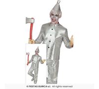 FIESTAS GUIRCA Mens Tin Man Costume Set (M) (Silver)