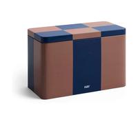 Tin storage box Brown one size
