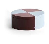 Tin storage box Burgundy one size