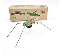 Tin toy grasshopper - Mechanical clockwork tin toy
