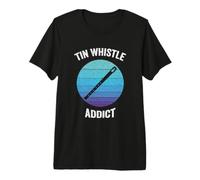Tin Whistle Addict | Vintage Penny Flageolet Premium T-Shirt