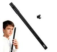Tin Whistle, D-Key 6-Hole Aluminium Irish Whistlefor Beginners Intermediate and Expert Band Performances, Black