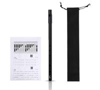 Tin Whistle,Irish Tin Whistle C,Penny Whistles,Premium Six-Hole Penny Slide Whistles,for Beginners Intermediate and Expert Band Performances ((C,Black))