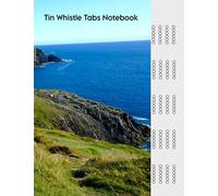 Tin Whistle Tabs Notebook: 80 Blank Sheet Music Pages | 8.5x11 inches