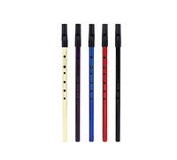 Tin Whistle With Case,Irish Tin Whistle,Tin Whistle D Key Multi color Copper Traditional D Irish Whistle Blowing Instrument with Storage Pouch