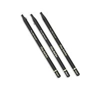 Tina Davies Pro Silk Pencil - Pre-Draw Eyebrow Pencil for Microblading - Smooth Pro Brow Pencil - Permanent Make Up Accessories (3 Count, Black)