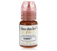Tina Davies Professional Sunset Eyebrow Pigment, High Retention, 1/2oz
