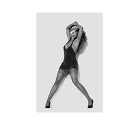 Tina Turner Black White Poster 7 Canvas Poster Bedroom Decor Sports Landscape Office Room Decor Gift Unframe 08x12inch(20x30cm)