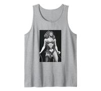 Tina Turner Live Heart Dress by Simon Fowler Tank Top, Men, Heather Grey, Medium