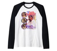 Tina Turner Mixed Retro Collage Raglan Baseball Tee