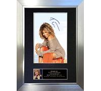 TINA TURNER Signed Autograph Mounted Photo Reproduction PRINT A4 Rare Perfect Birthday (297 x 210mm) #245 (Silver Frame)