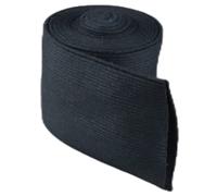 TinaKim Cuff Fabric for Sewing, for Kid's Sweatshirt Jacket Make Cuff Material (Black, by The Yard,W 7cm)