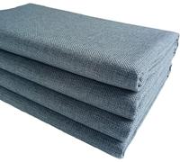 TinaKim Faux Linen Type Cloth Fabric for Sofa Chair Upholstery Material (Blue Gray, 1 Yard (57x 36 inch))