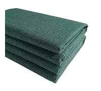 TinaKim Faux Slub Linen Type Cloth Fabric, Sofa Chair Cover Upholstery Material Repair (Green 12, 3 Yards (57x 108 inch))