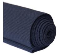 TinaKim Rib Knit Fabric, Cotton Sandex Material, for Waistbands Collar Cuffs of Jacket Hoodies (Navy Blue 47, 20 cm × 110 cm)