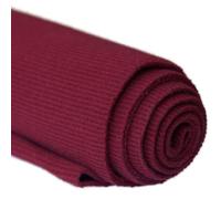 TinaKim Rib Knit Jacket Hoodies Fabric, Waistbands Collar Cuffs Sewing Material for Costume Sewing (Fuchsia 16, 20 cm × 110 cm)