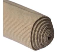 TinaKim Ribbed Fabric for Collars, Waist Bands Collar Sleeve Cuffs Jacket Hoodies Material (62 Khaki, 43x8in)