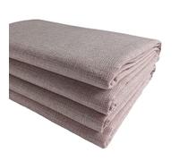 TinaKim Slub Linen Type Cloth Fabric, Upholstery Material, for Couch Chair Repair DIY (Pink 19, 3 Yard (57x 108 inch))