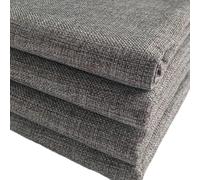 TinaKim Thick Chair Upholstery Fabric, Faux Linen Type Cloth Material, for Sofa Couch DIY (flaxen 14, 2 Yard (57x 72 inch))