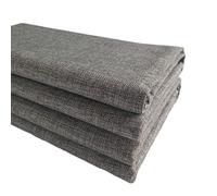 TinaKim Thick Chair Upholstery Fabric, Slub Faux Linen Type Cloth Material, for Sofa Couch DIY (flaxen 14, 3 Yard (57x 108 inch))