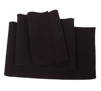 TinaKim Thick Ribbing for Cuffs and Waistband Knit Fabric, Collar NeckBands Trim Material Jacket Sewing (Black, 36x6in)