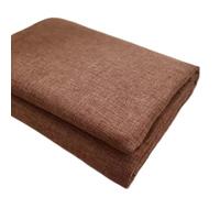 TinaKim Thick Upholstery Fabric for Chair, Faux Linen Type Cloth Material, for Sofa Seat (Brown 15, 10 Yards)