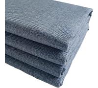 TinaKim Thick Upholstery Fabric, for Chair Sofa Cover, Faux Linen Type Cloth Material (Grey Blue 16, 10 Yard)