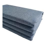 TinaKim Thick Upholstery Fabric, for Chair Sofa Cover, Faux Linen Type Cloth Material (Grey Blue 16, 6 Metres)