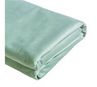 TinaKim Upholstery Cloth Material for Bench Seat, Velvet Fabric, DIY Repair (Light Green, 2 Yards)