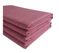 TinaKim Upholstery Fabric, Faux Linen Material, for Seat Sofa Chair Cover Repair (Rose 6, 6 Yards)