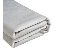 TinaKim Upholstery Fabric for Chairs, Velvet Material, Sofa Couch Cover Repair (Grey Green, 3 Yards)