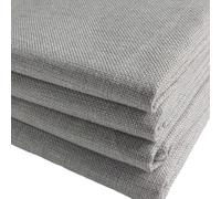 TinaKim Upholstery Fabric, for Sofa Chair, Linen Type Cloth Material (Grey 4, 1 Yard (57x 36 inch))
