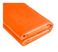 TinaKim Velvet Fabric for Upholstery Sofa Chair Cover Material (Orange, by The Yard)