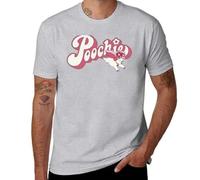 TinANTMA Poochie Retro 80's T-Shirt Funny t Shirt Aesthetic Clothes Mens Graphic t-Shirts Pack Grey L
