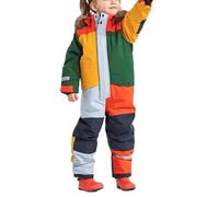 Tinarying Girls Romper Snowsuit Children's Boys Ski Suit Thermal Ski Overall Winter Warm Snow Overall Windproof Winter Suit with Removable Hood Mud Suit Outdoor Softshell Suit