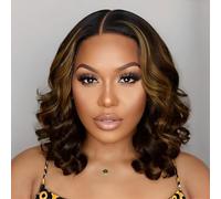 Tinashe Wear and Go Glueless Bob Wig Human Hair 5x6 HD Lace Closure Pre Plucked Wavy Lace Front Wig Human Hair Short Bob Wigs for Black Women Loose Bob P1B
