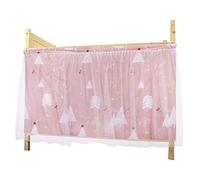 TINAYAU Dorm Bunk Bed Canopy Pink Curtains, Blackout Bed Shading Tent for Girls