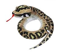 TINAYAUE 170cm/67'' Cuddly Fake Snake Soft Stuffed Long Plush Toy Realistic Scary Snake Animal Doll Sofa/Bed Companion Creepy Halloween Prank Props Trick on Friends Scare Kids Children Birthday Gift