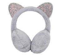 TINAYAUE Adjustable Fluffy Faux Fur Earmuffs Cute Fox Ear Muffs Thicken Plush Ear Warmer Winter Warm Earmuffs Ear Flaps Ears Protector Full Cover Surround for Boys Girls Women