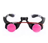 TINAYAUE Horror Halloween Costume Cool Scream Grim Reaper Outfit with Full Length Black Robe/Full Face Mask/Gloves/Belt/Scythe, Red Eyes Glasses Scary Themed Party Fancy Dress Prop