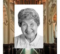 TINAYAUE Personalized Porcelain Portrait Picture for Headstone Ceramic Tombstone Photo Custom Memorial Photo Tile for Monument Cemetery - Free Professional Photo Edit