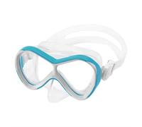 TINAYAUE Swim Goggles Snorkel Mask for Kids 6-14 Anti-leak Diving Scuba Goggles with Nose Cover Anti-fog Silicone Snorkeling Mask Swimming Gear Tempered Glasses for Boys Girls