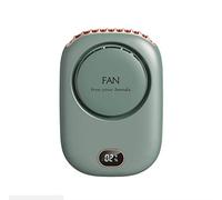 TINAYAUE USB Rechargeable Hanging Neck Fan Hands Free Personal Portable Mini Desktop Fan with Adjustable 3 Speed Strong Wind Sport Neck Fan for Home Office Travel Indoor Outdoor